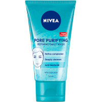 Gel for washing Nivea Pore Purifying Refining Daily Wash Daily cleanser Against skin imperfections 150 ml (4006000003580)