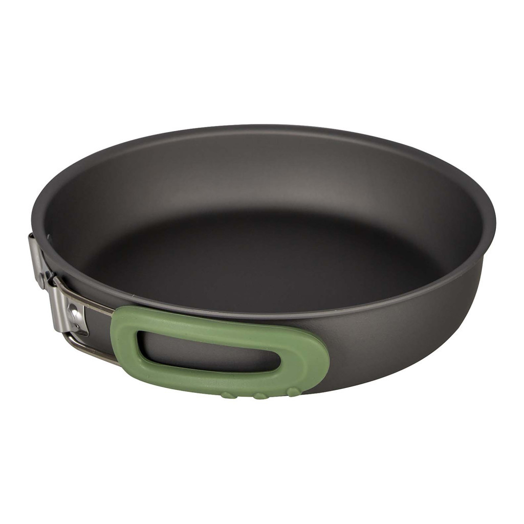 Набір туристичного посуду Bo-Camp Explorer 3 Pieces Hard Anodized Grey/Green (2200239)