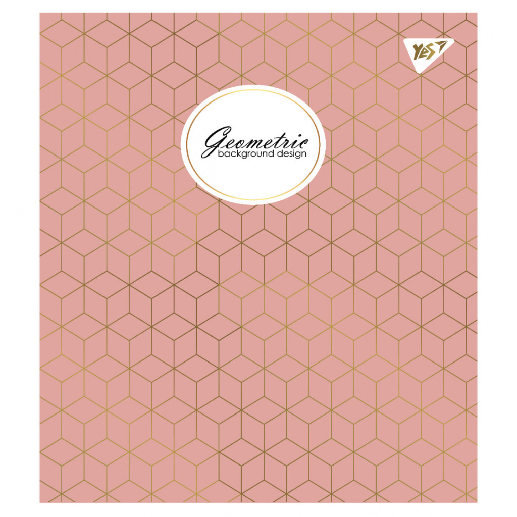 Зошит Yes А5 Geometric 24 аркушів клітинка (766844)