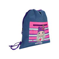 Cool For School Shoe Bag Blue with Pocket (CF87302)