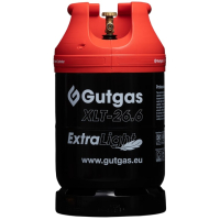 Побутовий газовий балон Gutgas ExtraLight XLT-26.6 (GAXL2622)