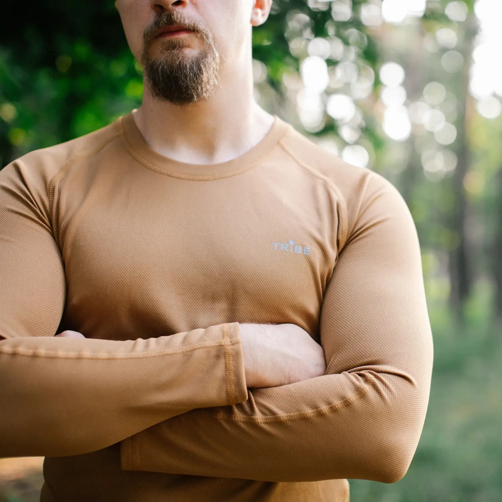 Лонгслів Tribe Coolpass LS coyote L (T-KI-0007-coyote-L)