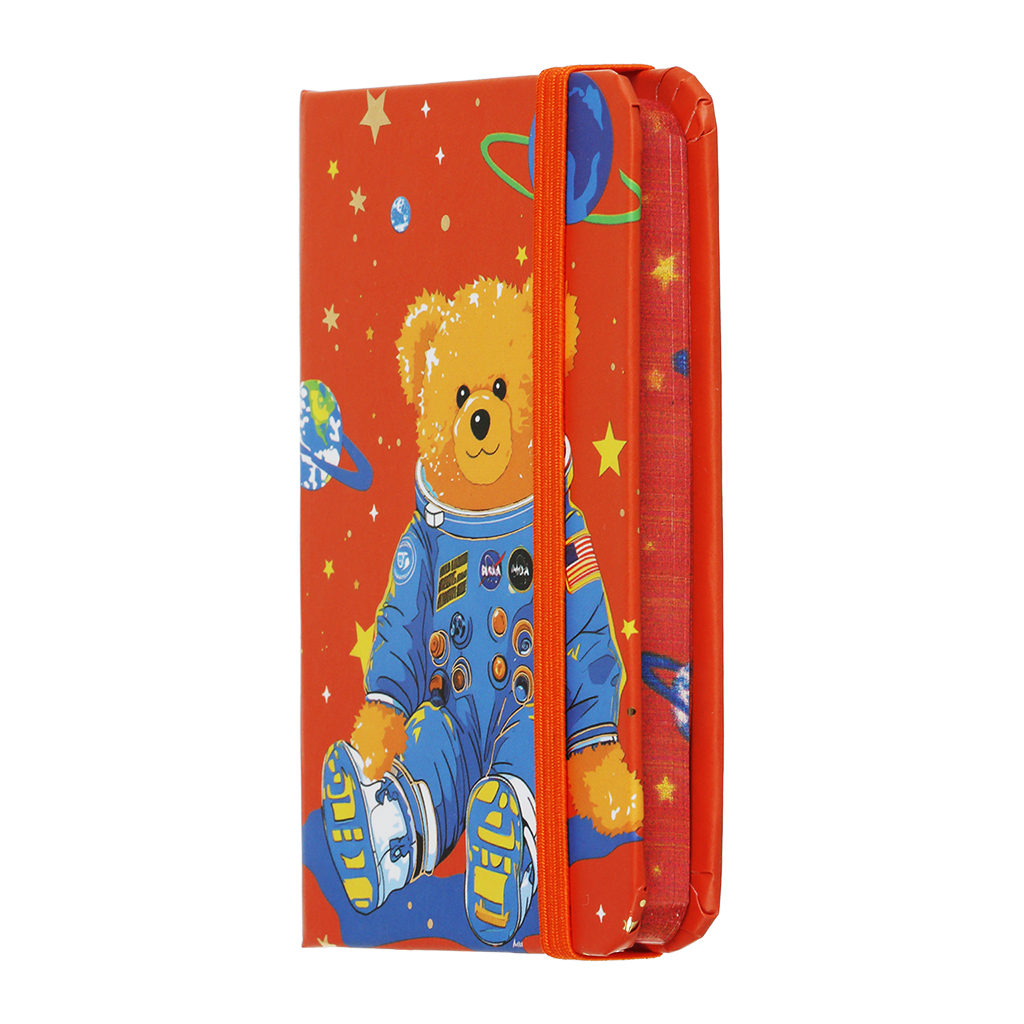 Книга записна ZiBi Bear A7 в клітинку тверда обкладинка на гумці 80 аркушів, помаранчева (ZB.117103) Книга записна ZiBi Bear A7 в клітинку тверда обкладинка на гумці 80 аркушів, помаранчева (ZB.117103)