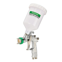 Paint sprayer Toptul professional HVLP VP tank 600ml, 1.4mm (KANA14N6)