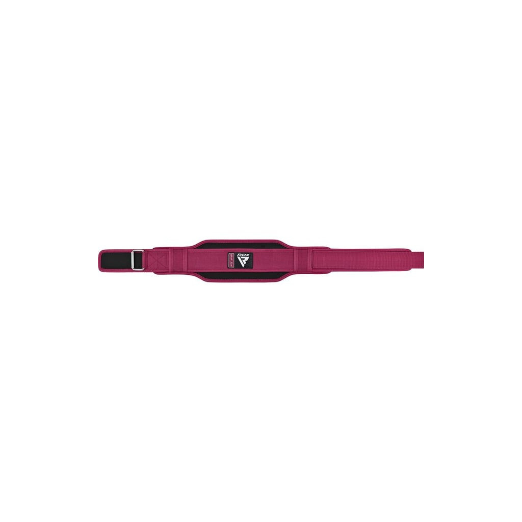 Атлетичний пояс RDX RX5 Double Belt неопреновий Pink S (WBD-RX5P-S)