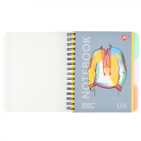 Notebook Yes A5 Notebook UA 144 sheets plastic cover (681951)