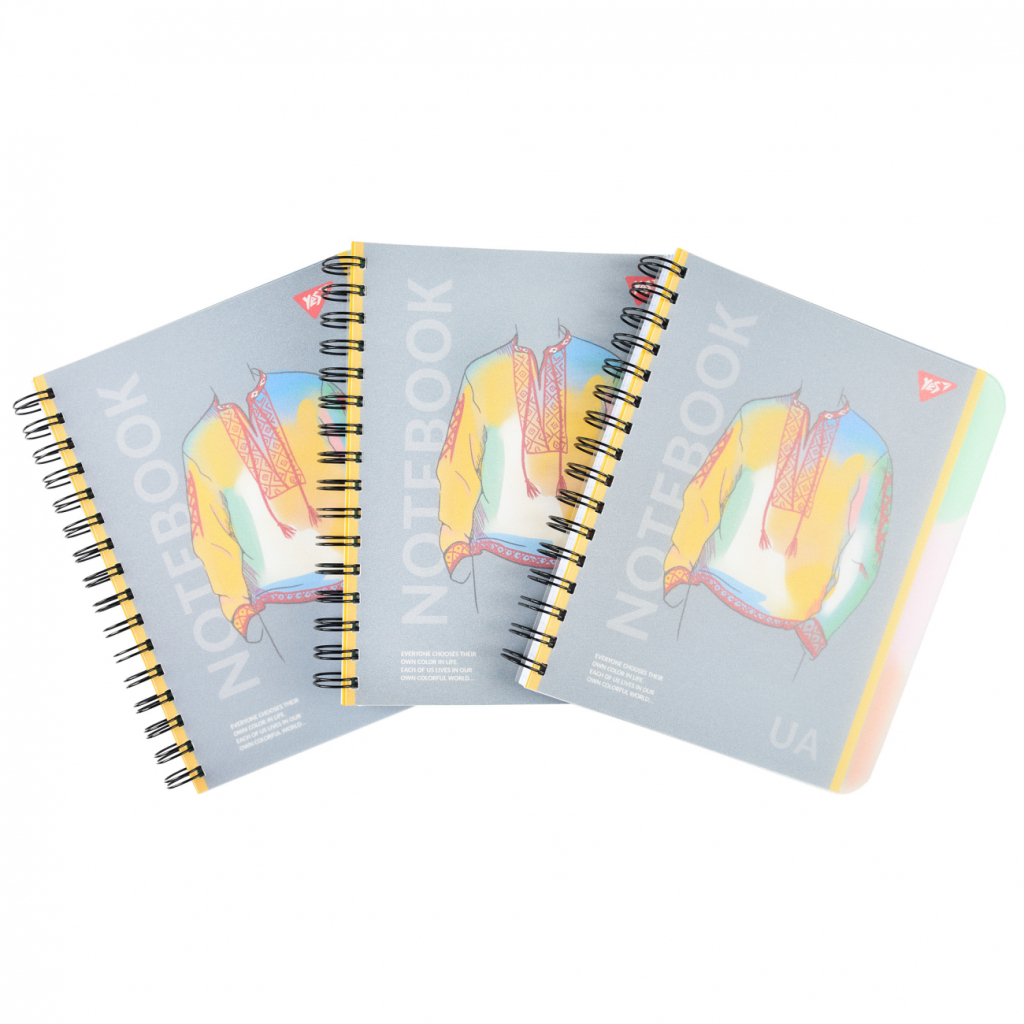 Блокнот Yes А5 Notebook UA 144 аркуша пластикова обкладинка (681951)