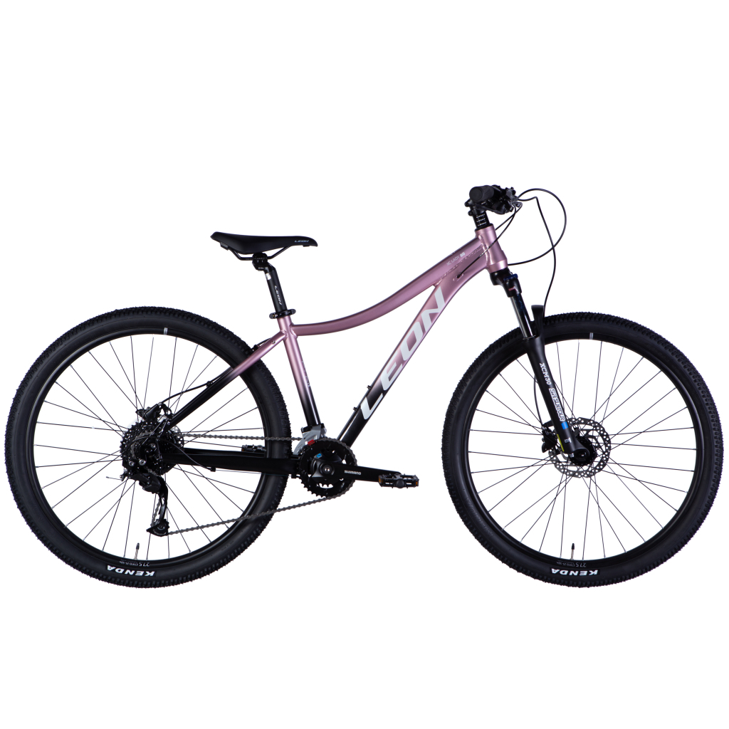 Велосипед Leon 27,5" XC LADY 80 HDD рама-16" AL 2025 рожевий з чорним (OPS-LN-27,5-009)