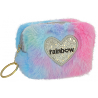 Children's wallet Cool For School Keychain fluffy Rainbow (CF87108)