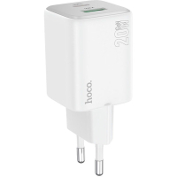 Зарядний пристрій HOCO N41 Almighty 1xUSB-C PD20W + 1xUSB QC3.0 White (6942007617031)