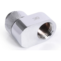 Фітинг для СРО Alphacool Eiszapfen 16mm off set fitting rotatable - chrome (17602)