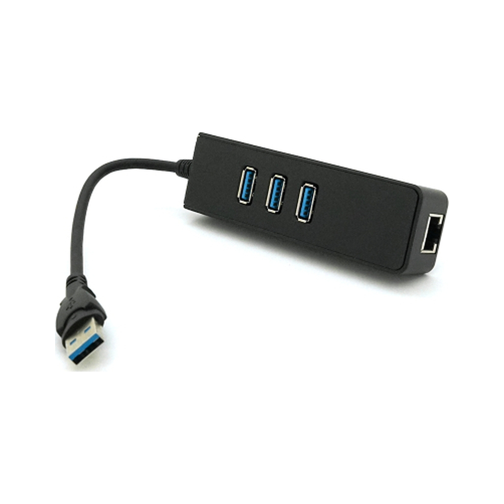 Концентратор Voltronic USB 3.0 to 3xUSB + Ethernet black (YT-3H3+1) Концентратор Voltronic USB 3.0 to 3xUSB + Ethernet black (YT-3H3+1)