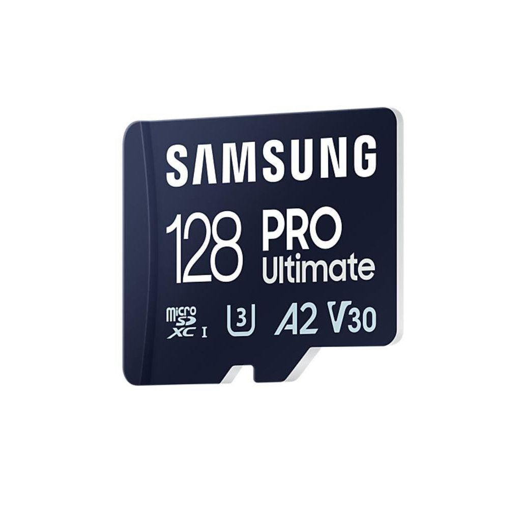 Карта пам'яті Samsung 128GB microSDXC class 10 UHS-I U3 V30 A2 Pro Ultimate (MB-MY128SB/WW) Карта пам'яті Samsung 128GB microSDXC class 10 UHS-I U3 V30 A2 Pro Ultimate (MB-MY128SB/WW)