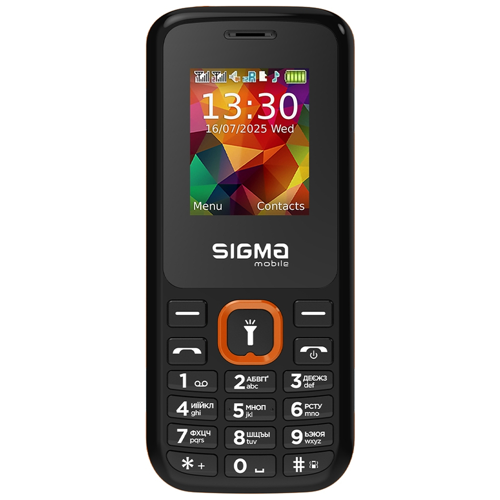 Мобільний телефон Sigma X-style 171 MINI Track Black-Orange (4827798813737) Мобільний телефон Sigma X-style 171 MINI Track Black-Orange (4827798813737)
