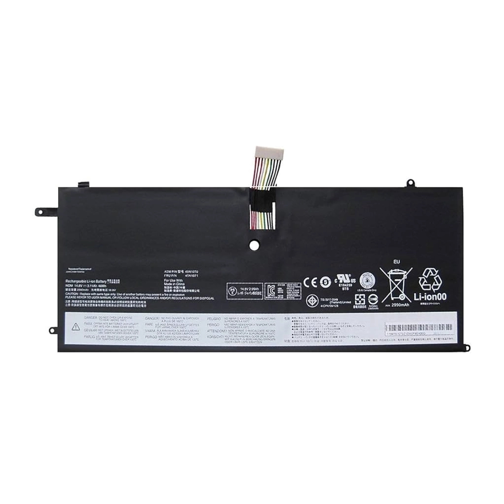 Акумулятор до ноутбука Lenovo ThinkPad X1 Carbon (1st Gen) 45N1070, 3180mAh (47Wh), 4cell, 14.8V, Li-Pol AlSoft (A71129)
