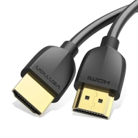 Кабель мультимедійний HDMI M to HDMI M 0.5m black VENTION (AAIBD)