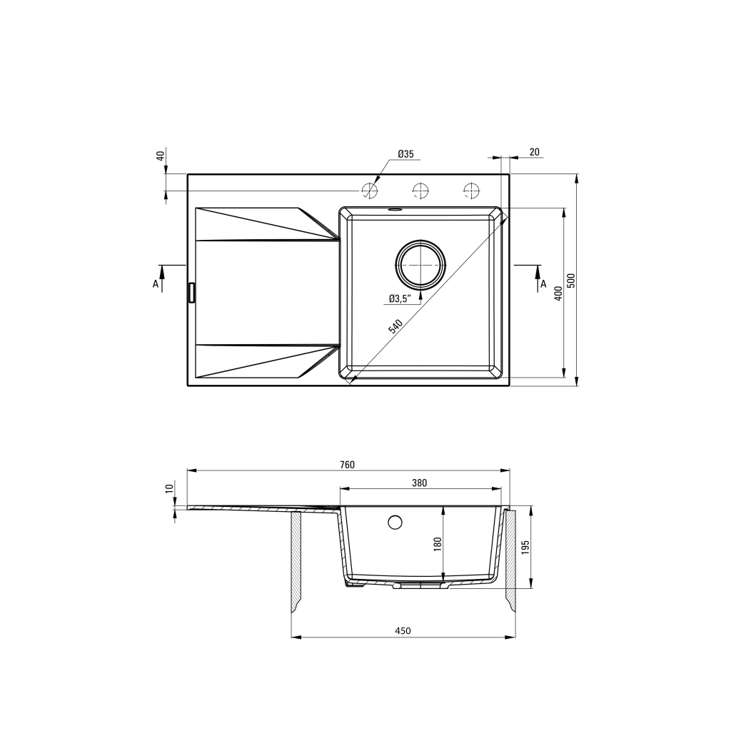 Мийка кухонна Deante Evora графіт (ZQJ_211L) Мийка кухонна Deante Evora графіт (ZQJ_211L)