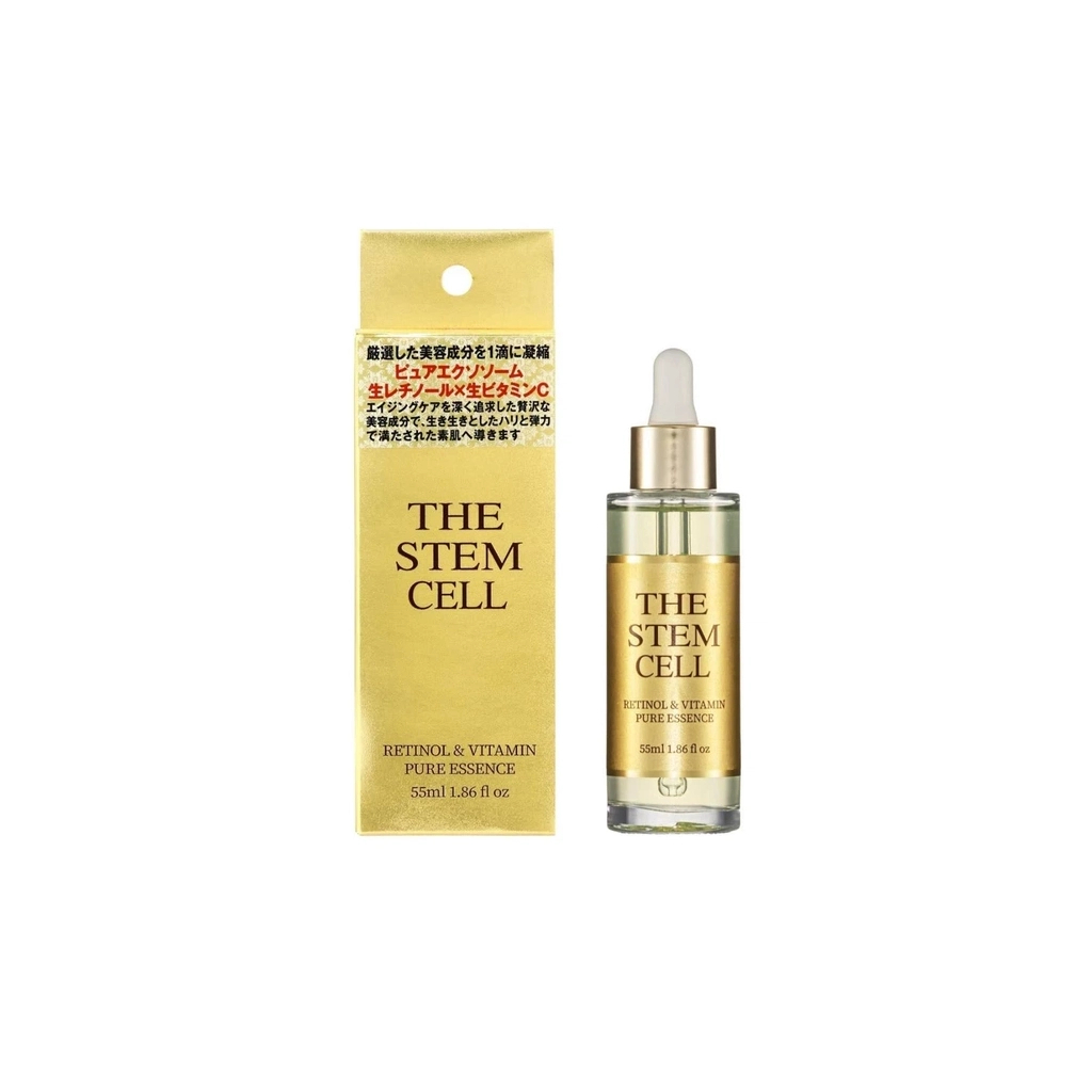 Сироватка для обличчя Kor Japan The Stem Retinol & Vitamin Pure Essence З ретинолом та ліпосомальним вітаміном С 55 мл (4571365223404)