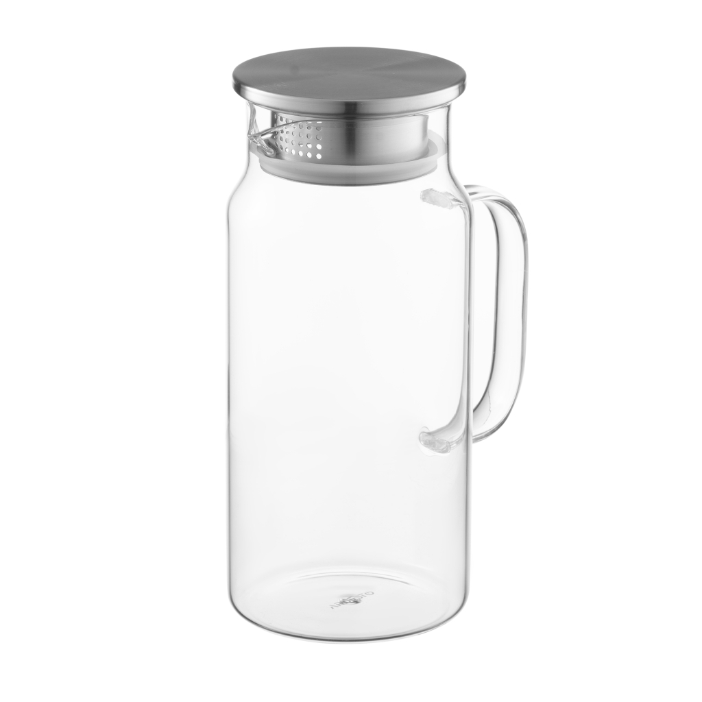 Глечик Ardesto 1200мл, боросилікатне скло, прозорий (AR2612BPG) Глечик Ardesto 1200мл, боросилікатне скло, прозорий (AR2612BPG)