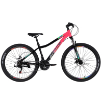 Велосипед Space 27.5" AURORA DD FR рама-15" ST 2026 рожево-чорний (OPS-SP-27.5-091)