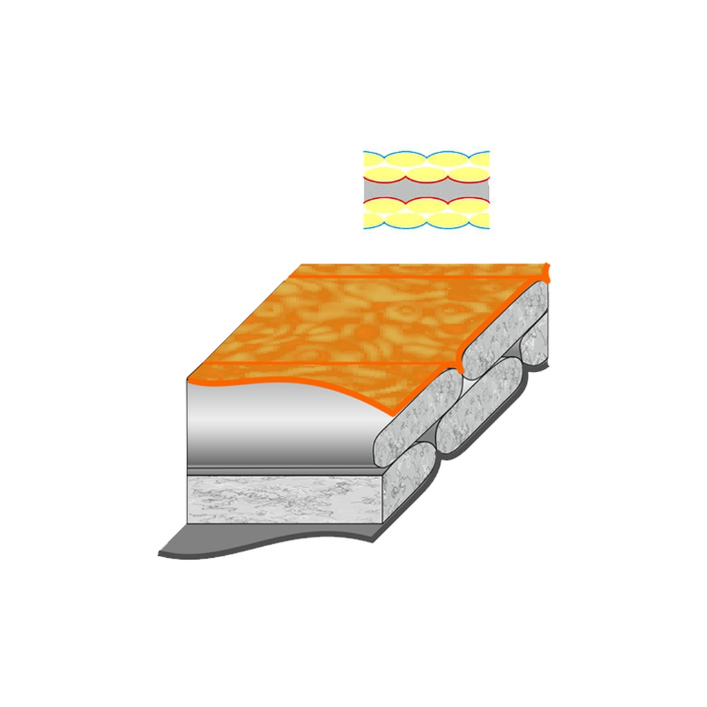 Спальний мішок Terra Incognita Siesta Regular 200 R жовтогарячий/сірий (4823081505297)