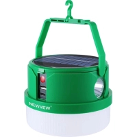 Ліхтар NEWVEW NV-E972 50W Solar Panel 2400mAh Green (NWVW-NV-E972-GN)