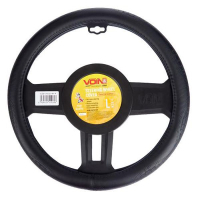 Чохол на руль VITOL L чорн (VLOD-24LC10 BK/RD L)