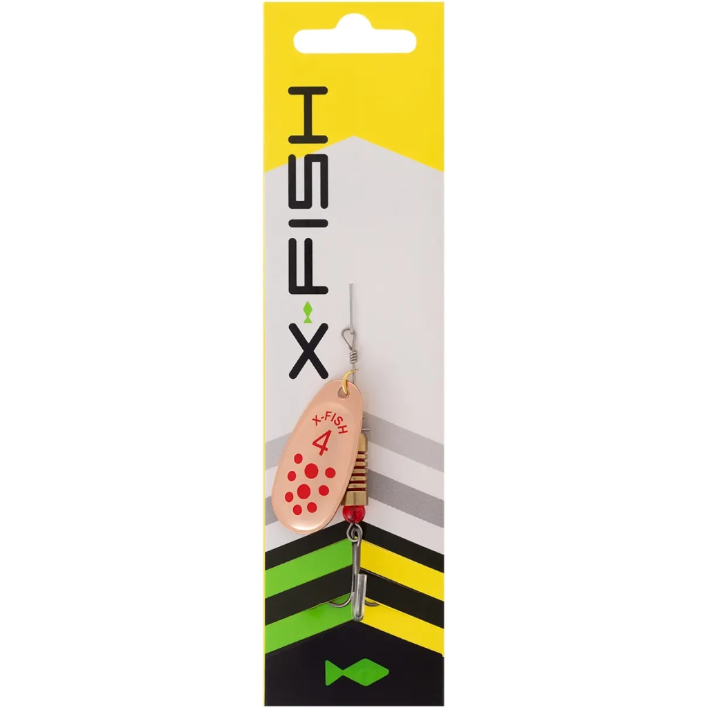 Блешня X-Fish Spike 9.5g 4 Copper RD (1917.06.30) Блешня X-Fish Spike 9.5g 4 Copper RD (1917.06.30)