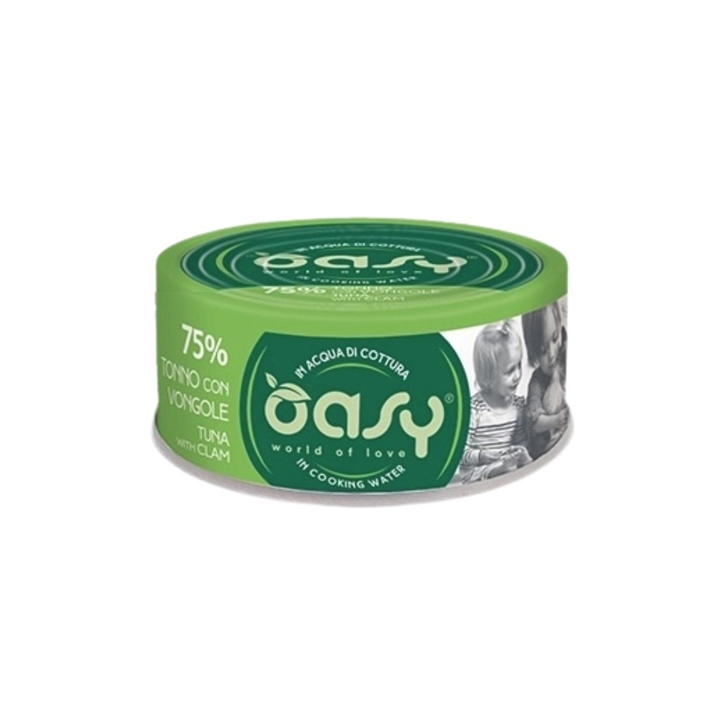 Консерви для котів OASY Wet More Love з тунцем та молюском 70 г (8054329511459)
