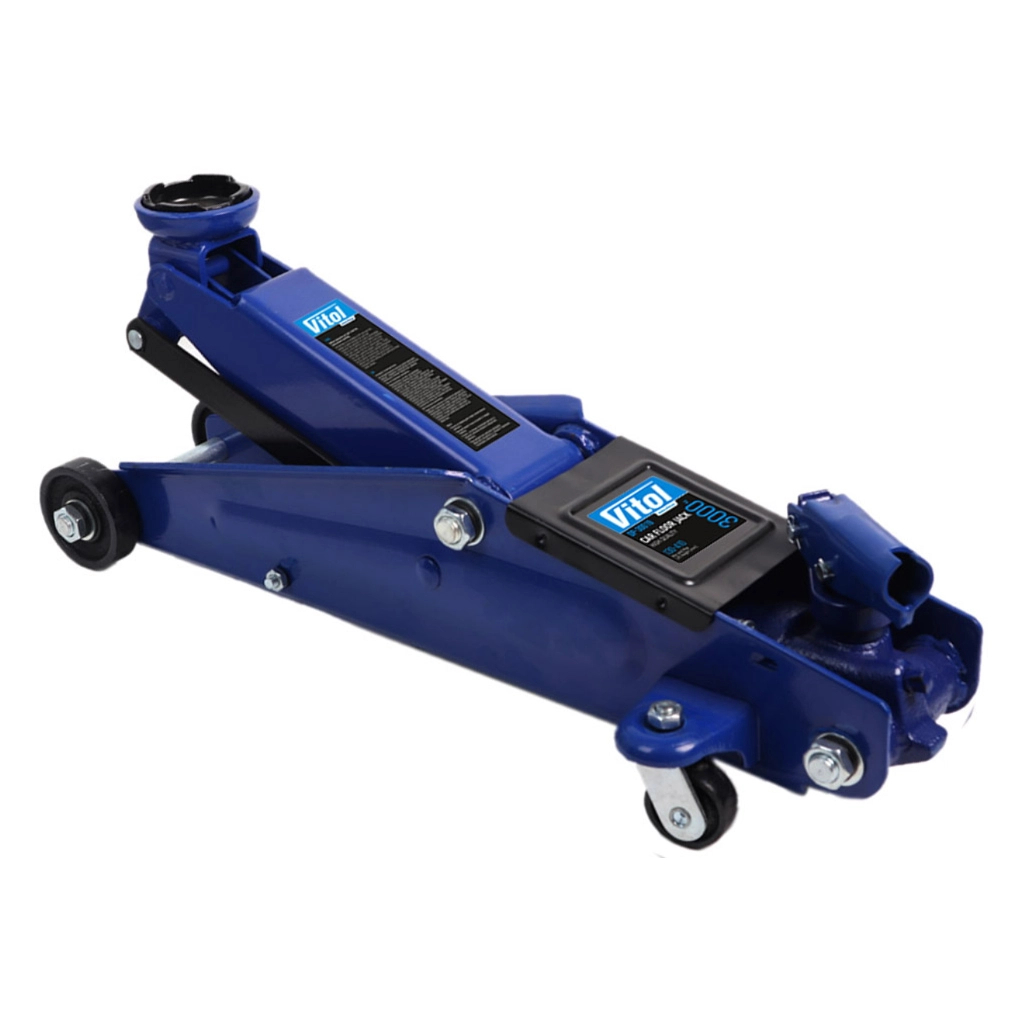 Домкрат Vitol DP-30019, підкатний, гідравлічний, 3т, min 130мм, max 410мм, поворотна ручка (DP-30019) Домкрат Vitol DP-30019, підкатний, гідравлічний, 3т, min 130мм, max 410мм, поворотна ручка (DP-30019)