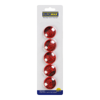 Magnet Buromax set LADYBUG, 5 pcs 20 mm (BM.0043)