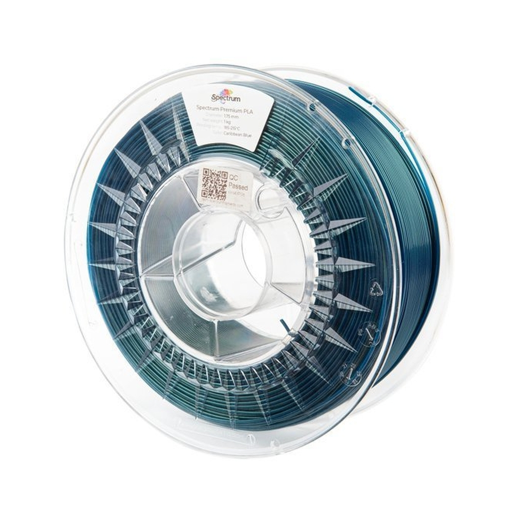 Пластик для 3D-принтера Spectrum PLA Premium 1.75mm 1kg Blue, Caribbean (80275)