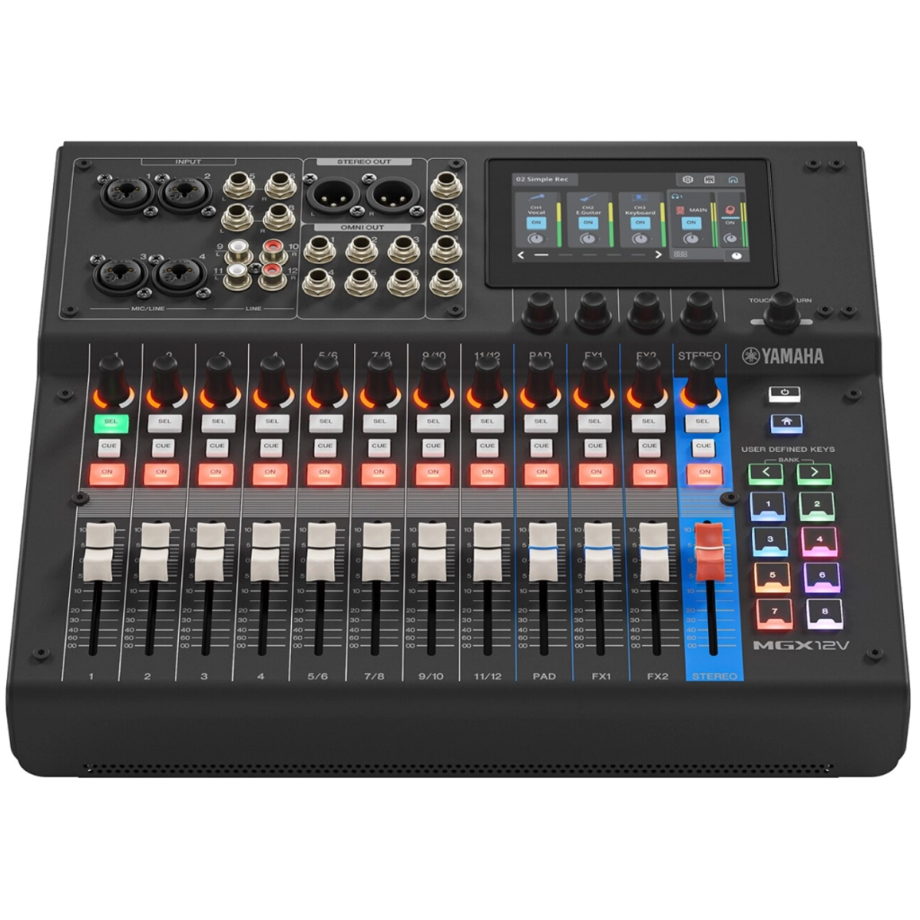 Мікшерний пульт Yamaha MGX12V Black