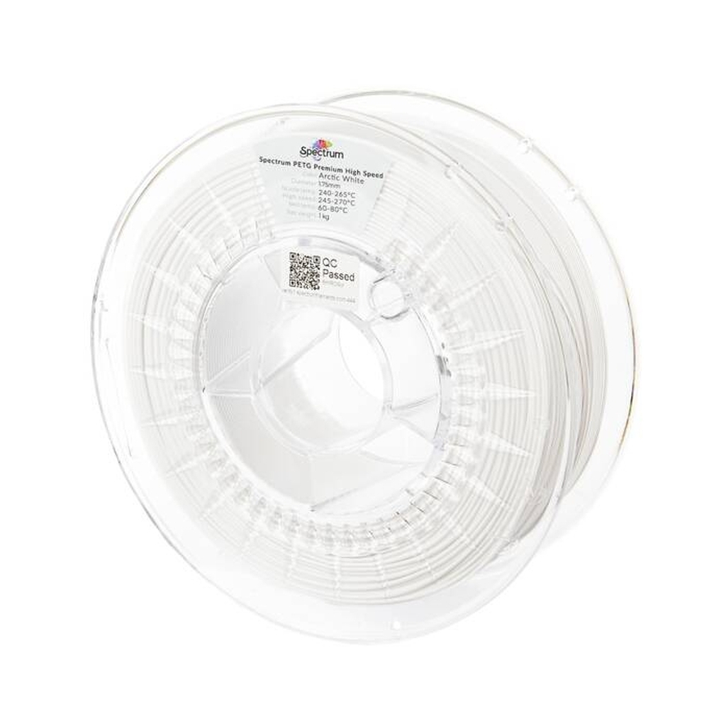 Пластик для 3D-принтера Spectrum PETG Premium HS 1.75mm 1kg White, Arctic (81538)