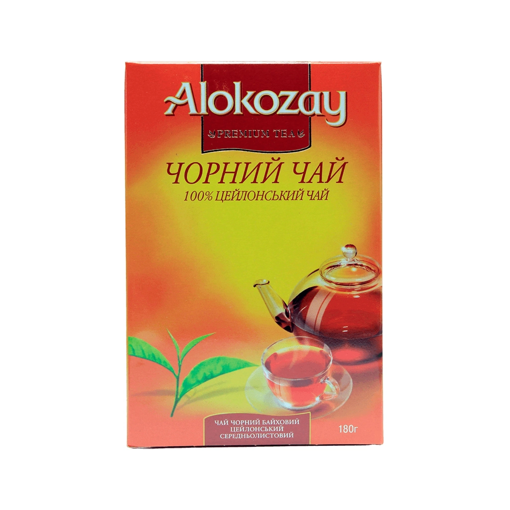 Чай Alokozay чорний листовий 180 г (4820229040061)