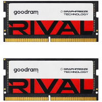 Модуль пам'яті для ноутбука SoDIMM DDR5 32GB (2x16GB) 5600 MHz Rival Goodram (GGEES5-56L40S/32GDC)