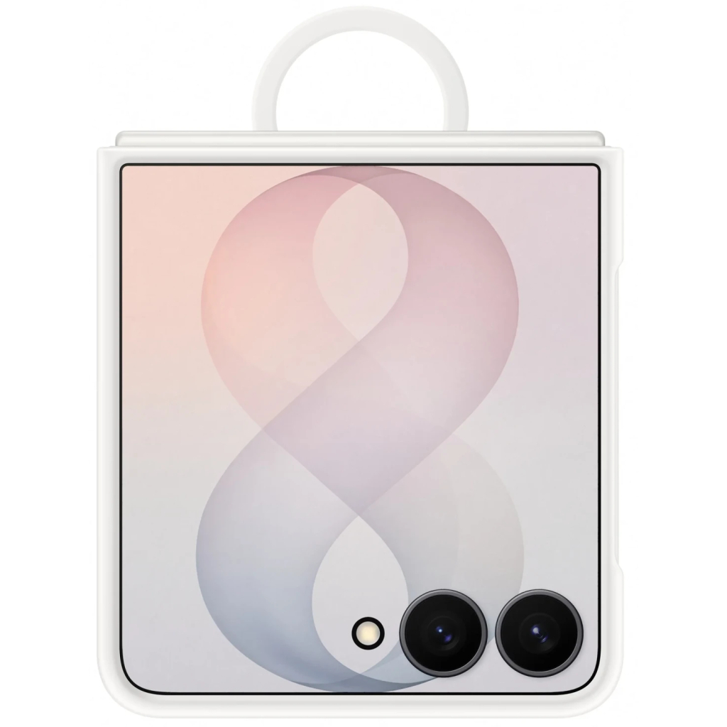 Чохол до мобільного телефона Samsung Silicone Ring Magnet Flip 8 White (EF-EF776CWEGUA)