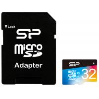 Карта пам'яті Silicon Power 32GB microSD class10 UHS-I Superior PRO COLOR (SP032GBSTHDU3V20SP)