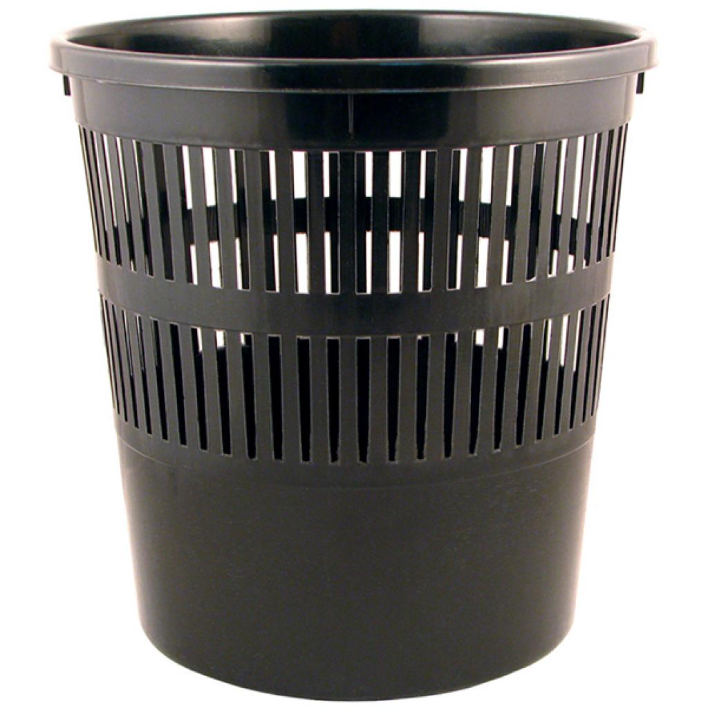 Кошик для паперів Delta by Axent Plastic, black (D4007-01) Кошик для паперів Delta by Axent Plastic, black (D4007-01)