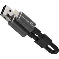 USB флеш накопичувач PhotoFast 64GB MemoriesCable Black USB 3.0 - Lightning (CABLEU3-64GB)