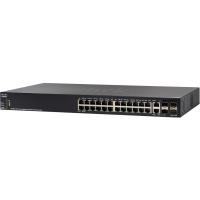 Комутатор мережевий Cisco SG350X-24MP-K9-EU