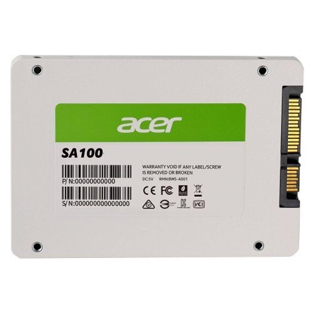 Накопичувач SSD 2.5" 480GB SA100 Acer (BL.9BWWA.103) Накопичувач SSD 2.5" 480GB SA100 Acer (BL.9BWWA.103)