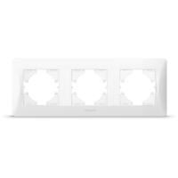 Videx BINERA frame white 3 posts (VF-BNFR3H-W)