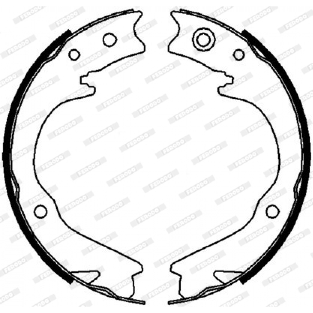 Гальмівні колодки FERODO FSB4063 Гальмівні колодки FERODO FSB4063