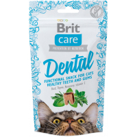 Ласощі для котів Brit Care Dental з індичкою 50 г (8595602521371)