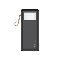 Батарея універсальна Proda 50000mAh PD/22.5W, QC3.0, powerful flashlight (PRD-PDP82-BK)