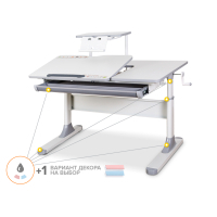 Парта Mealux Vancouver (BD-620 W/G з полицею S50)