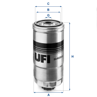 Fuel filter UFI 24.408.00