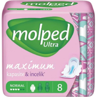 Hygienic pads Molped Ultra Normal 4 drops 8 pcs. (8690536807376)