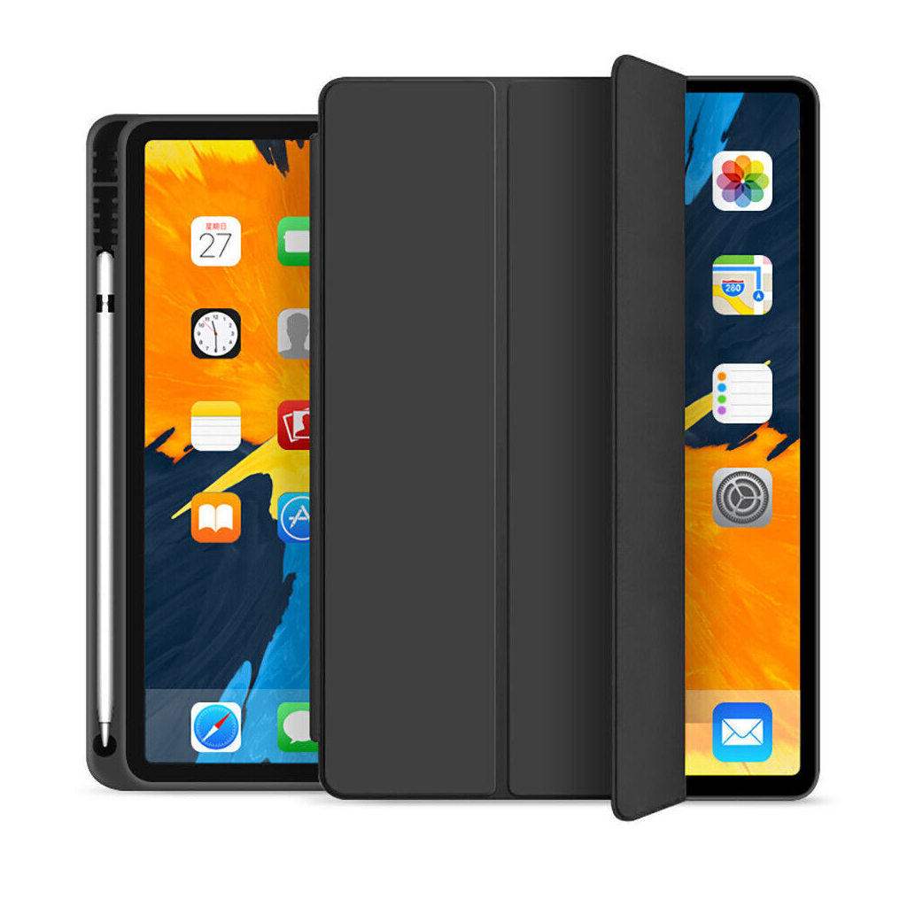 Чохол до планшета BeCover Tri Fold Soft TPU mount Apple Pencil Apple iPad 10.9" 2022/24/11" 2025 Black (708459)